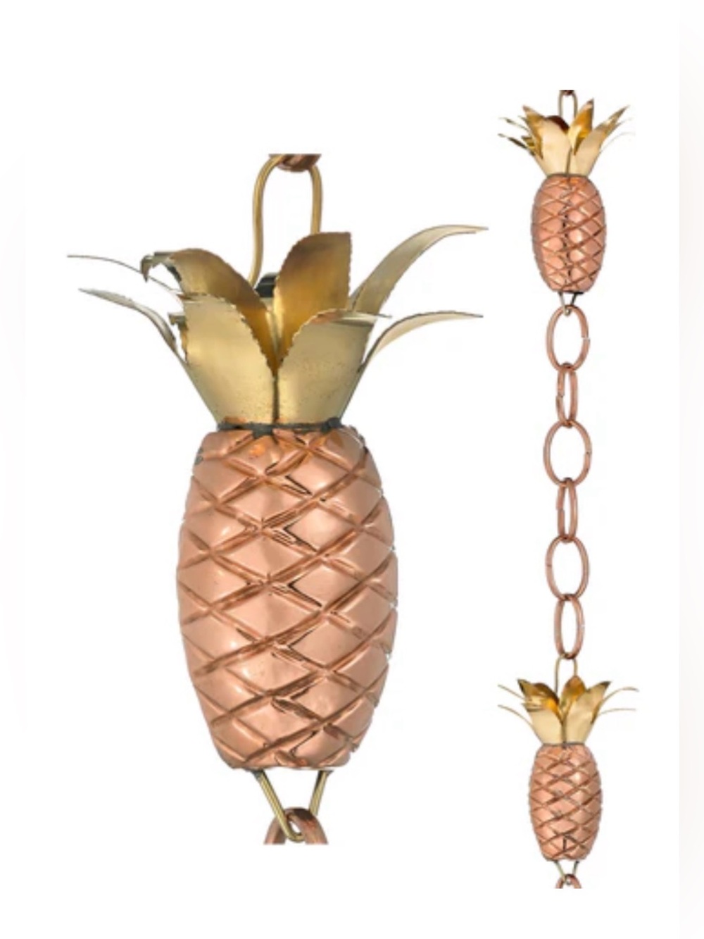 Pineapple Rain Chain